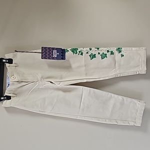 Rowing Blazers Boy's Pants‎ Ivy Vine print Size 6/7
